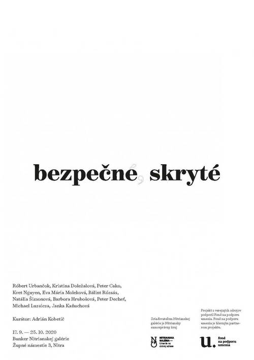 Plagát bezpečné, skryté