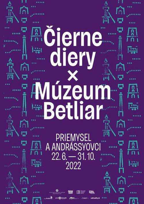 Plagát Čierne diery x Múzeum Betliar: Priemysel a Andrássyovci