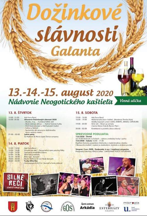 Plagát Dožinkové slávnosti