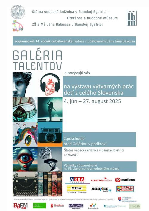 Plagát Galéria talentov