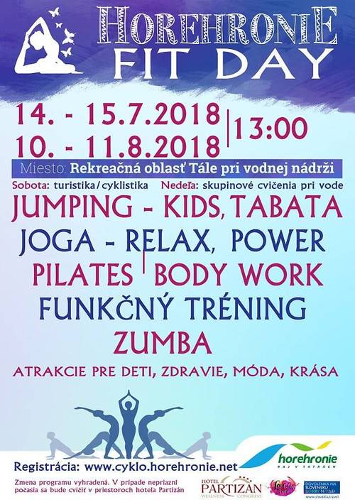 Plagát Horehronie Fit day