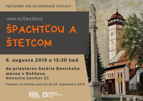 Plagát Jana Kušnierová: Špachtľou a štetcom