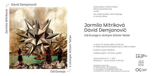 Plagát Jarmila Mitríková a Dávid Demjanovič / Od Dunaja k strmým štítom Tatier