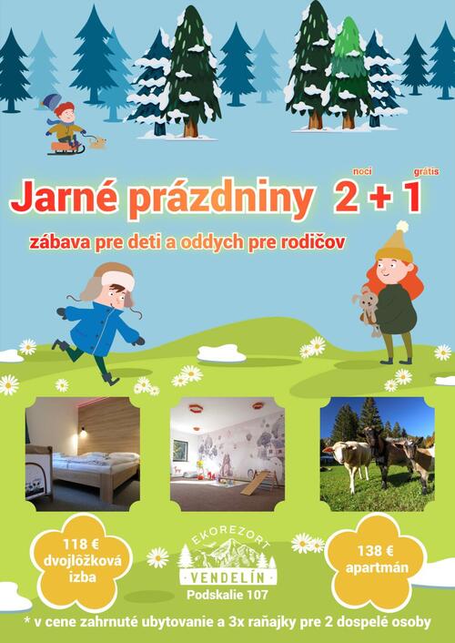 Plagát Jarné prázdniny 2+1
