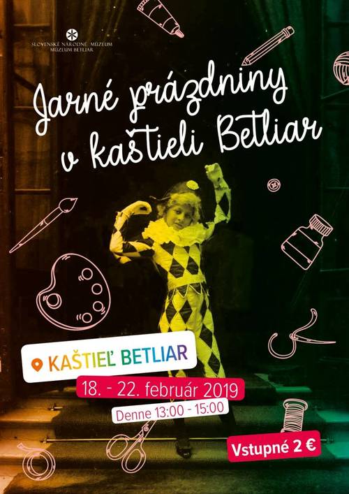 Plagát Jarné prázdniny v kaštieli Betliar