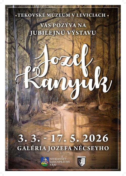 Plagát Jozef Kanyuk - Jubilejná výstava