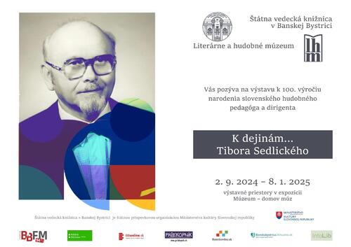 Plagát K dejinám... Tibora Sedlického