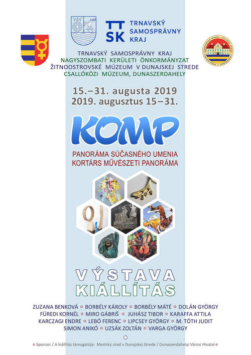 Plagát KOMP - Panoráma súčasného umenia