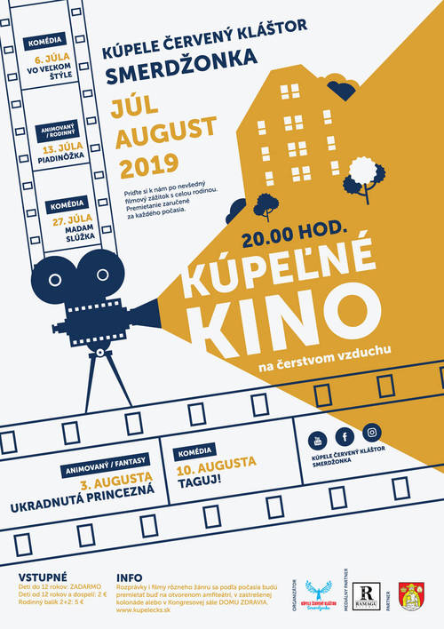 Plagát Kúpeľné kino na čerstvom vzduchu 2019
