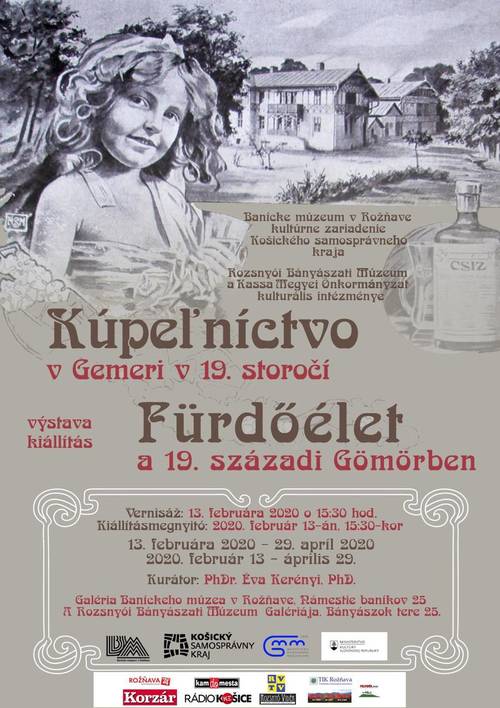 Plagát Kúpeľníctvo v Gemeri v 19. storočí
