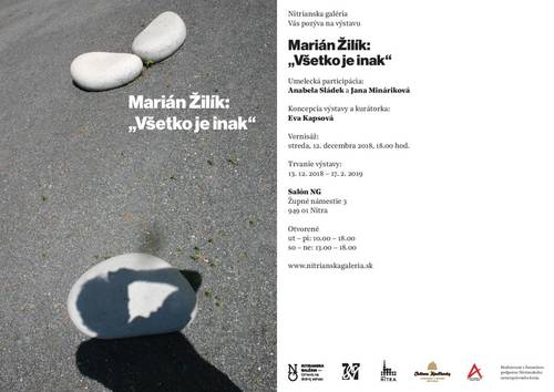 Plagát Marián Žilík: „Všetko je inak“