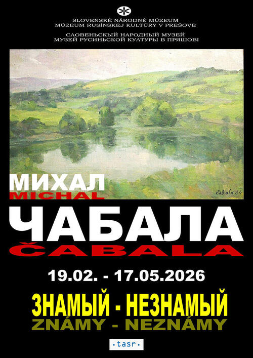 Plagát Michal Čabala - známy - nezámy