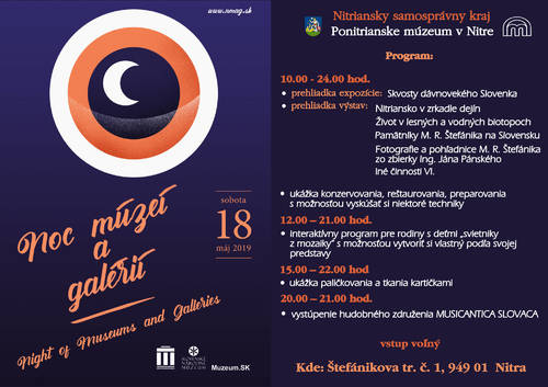 Plagát Noc múzeí a galérií