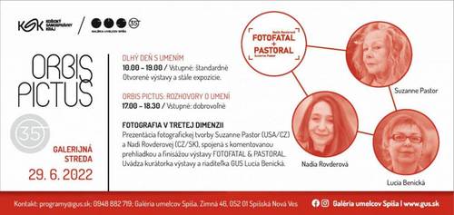 Plagát Orbis Pictus/Rozhovory o umení: Fotografia v tretej dimenzii