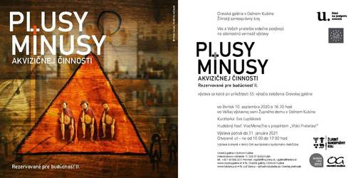 Plagát Plusy a mínusy akvizičnej činnosti / Rezervované pre budúcnosť II.