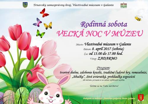 Plagát Rodinná sobota - Veľká noc v múzeu