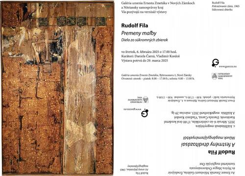 Plagát Rudolf Fila - Premeny maľby