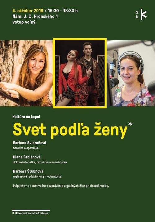 Plagát Svet podľa ženy (Kultúra na kopci)