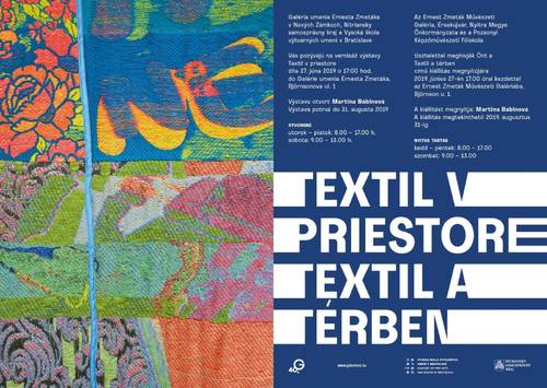Plagát Textil v priestore