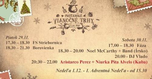 Plagát Tradičné Piešťanské Vianočné trhy 2019