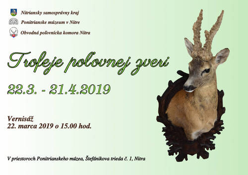 Plagát Trofeje poľovnej zveri