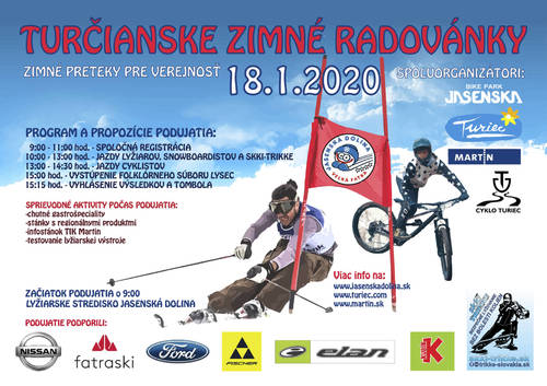 Plagát Turčianske zimné radovánky 2020