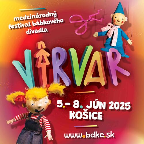 Plagát VIRVAR Medzinárodný festival bábkového divadla