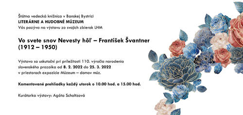 Plagát Vo svete snov Nevesta hôľ – František Švantner