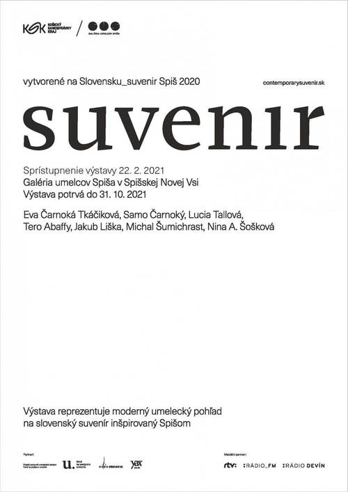 Plagát Vytvorené na Slovensku _Suvenir Spiš 2020
