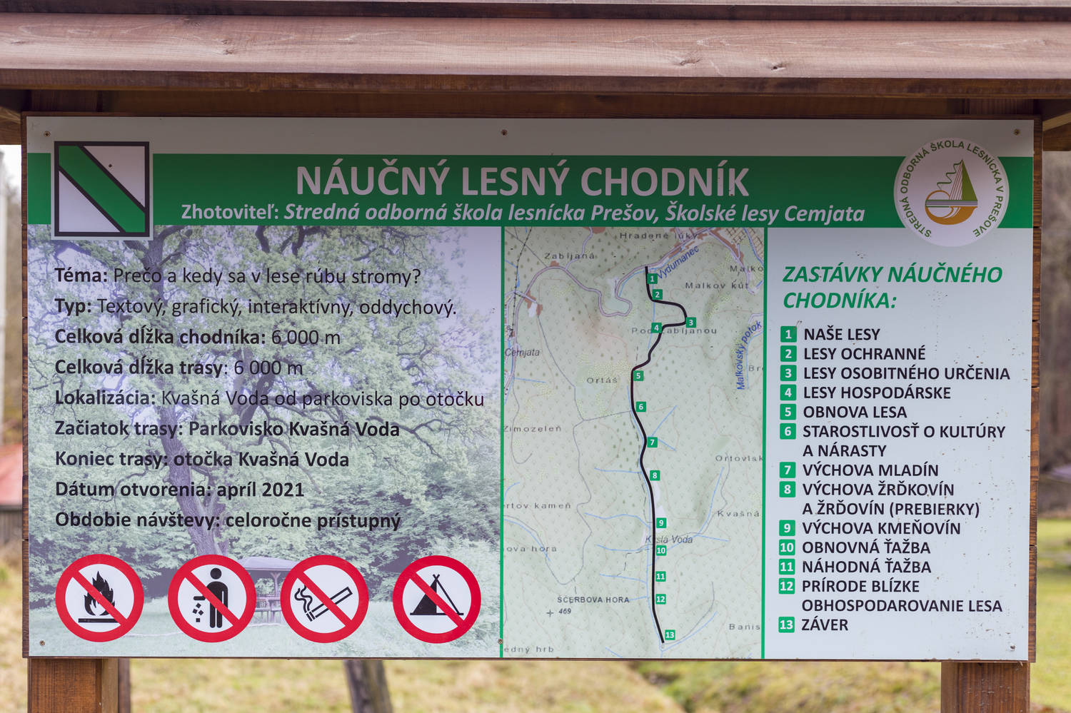 Náučný chodník Kvašná voda, Cemjata